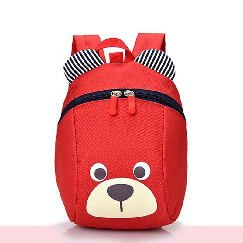 

Рюкзак детский маленький мишка Baby Bag Красный с поводком ( IBD001R )