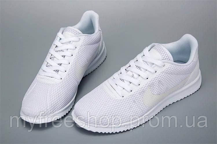 

Мужские летние кроссовки Nike Cortez Ultra BR White мягкие удобные кроссы в сеточку качественные повседневные 42, Белый