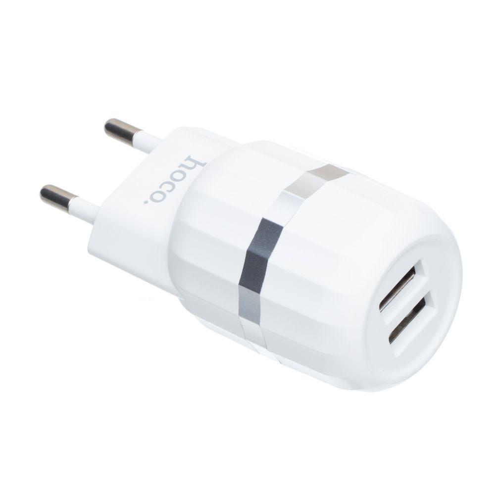 

Зарядное устройство Hoco C41A 2.4A 12W Qualcomm 3.0 USB Power Белый, КОД: 1925878, White