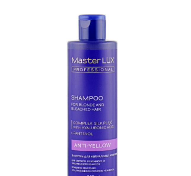 

Master LUX Professional Anti-yellow Shampoo - Шампунь для нейтрализации желтизны 1000 мл