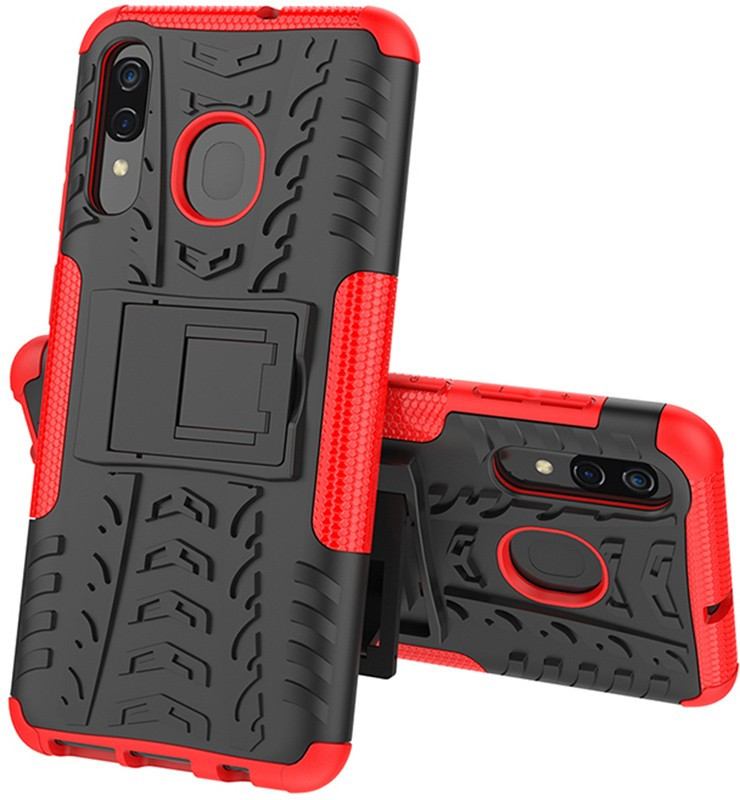 

Чехол для телефона TOTO Dazzle Kickstand 2 in 1 Case Samsung Galaxy A20/A30 Red