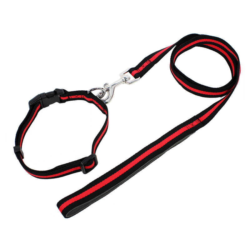 

Ошейник для собак TUFF HOUND TC00305 Black Red (2.0*38-51) с поводком (5311-16543)