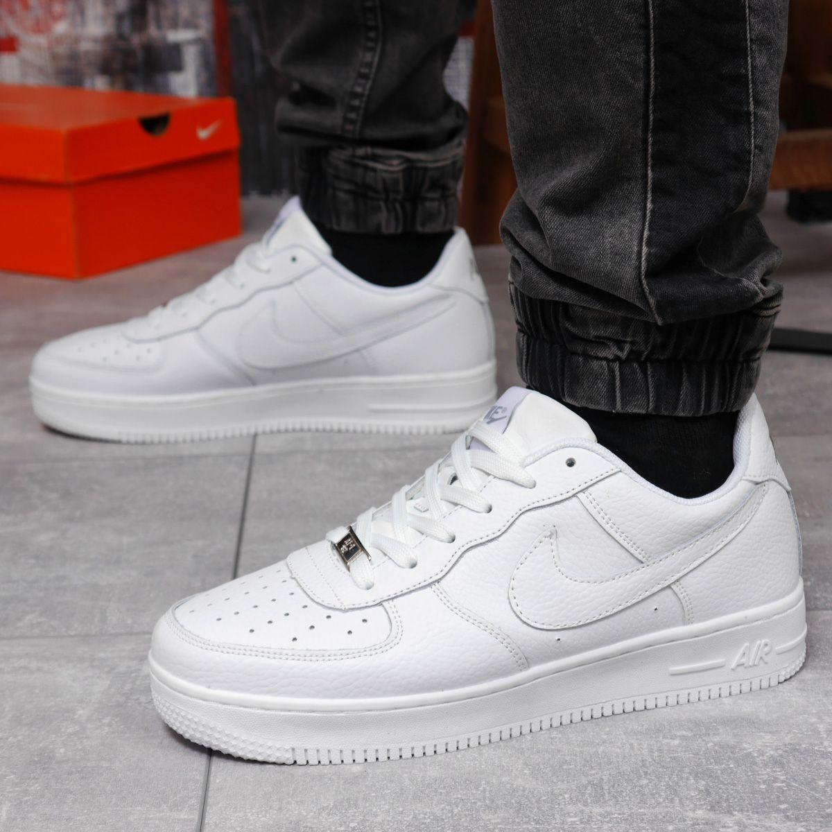 

Кроссовки мужские 17972, Nike Air Force 1, белые, [ 43 45 ] р. 43-28,0см. (T7-D) 45