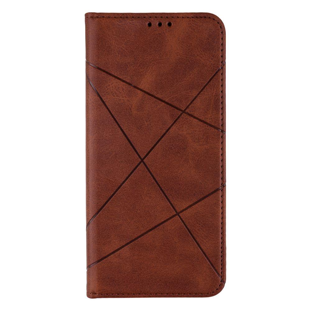 

Чехол-книжка Business Leather для Samsung Galaxy A02s коричневый