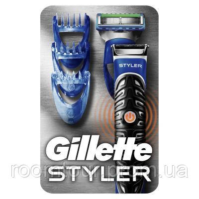 

Бритва Gillette Fusion ProGlide Styler с кассетой+3 насадки для бороды/усов (7702018273386)