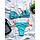 Яскравий купальник двійка з оригінальним дизайном і поролоновими чашками (р. S, M) 8325769, фото 3