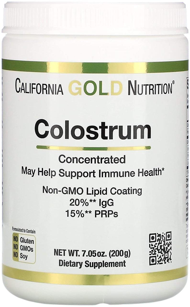 

California Gold Nutrition Colostrum 200 гр