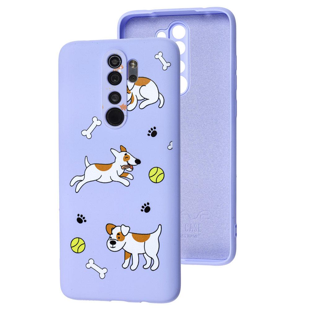 

Чехол Wave Fancy для Xiaomi Redmi Note 8 Pro Dog Light Purple, Сиреневый