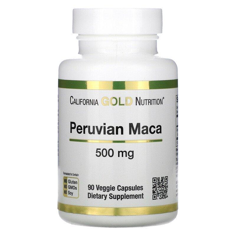 

California Gold Nutrition Peruvian Maca 500 mg 90 капсул