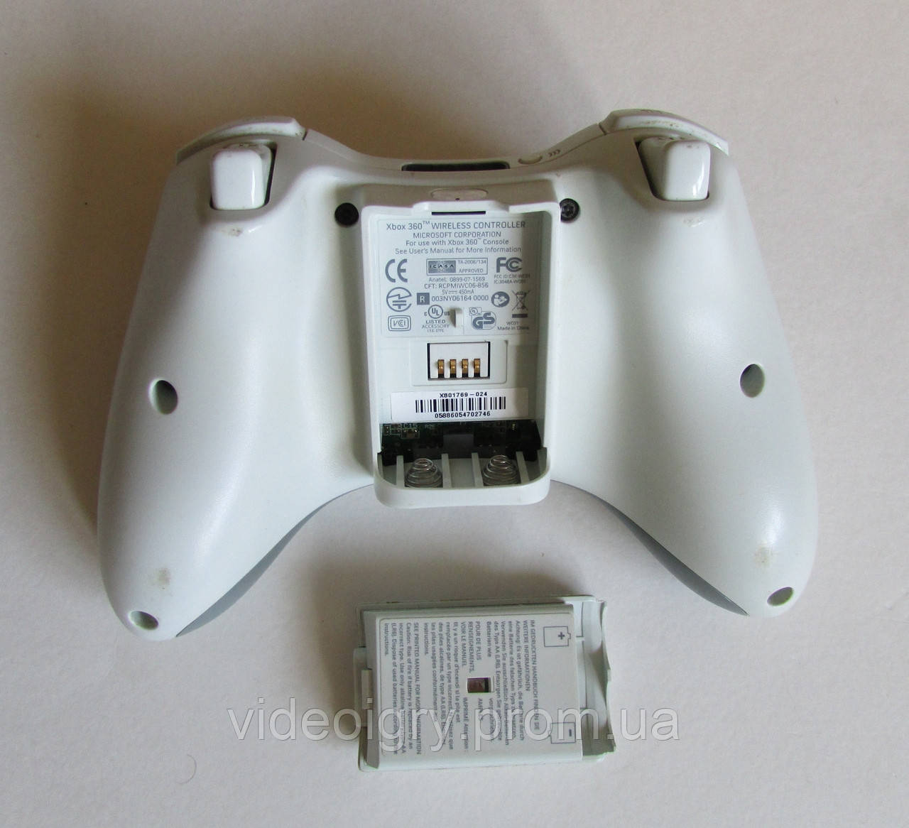 Джойстик беспроводной XBOX 360 оригинал,Wireless Controller XBox360 White  original БУ, цена 650 грн., купить в Харькове — Prom.ua (ID#62901462)
