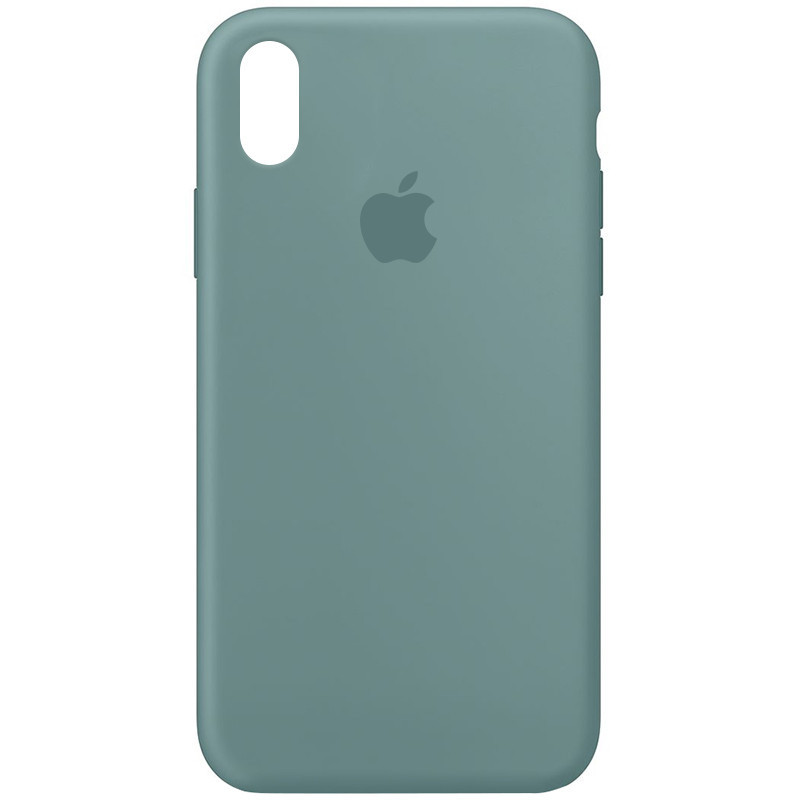 

Противоударный Защитный Силиконовый Чехол - Накладка Epik Silicone Case Full Protective (AA) для Apple iPhone, Зеленый / cactus