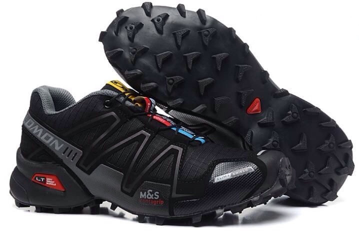 

Кроссовки для бега Salomon Speedcross 3, Саломон,черные с серым