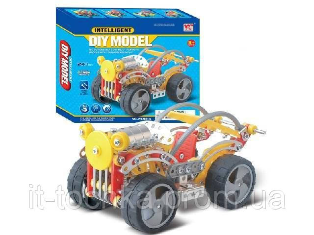 

Детский металлический конструктор same toy wc98aut inteligent diy model на 243 элементов