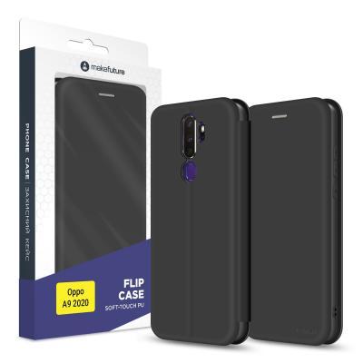 

Чехол для моб. телефона MakeFuture Oppo A9 2020 Flip (Soft-Touch PU) Black (MCP-OPA920BK), Черный