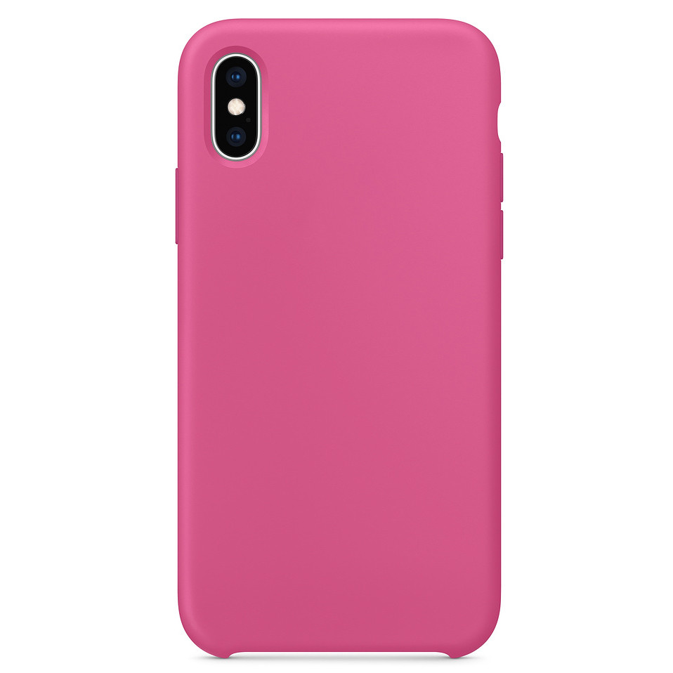 

Чехол Silicone Case without Logo (AA) для Apple iPhone X / XS (5.8"), Красный / dragon fruit