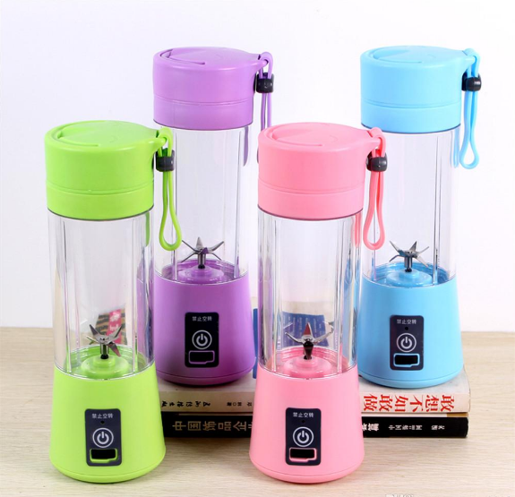 

Блендер портативный USB Juice Cup 2 ножа