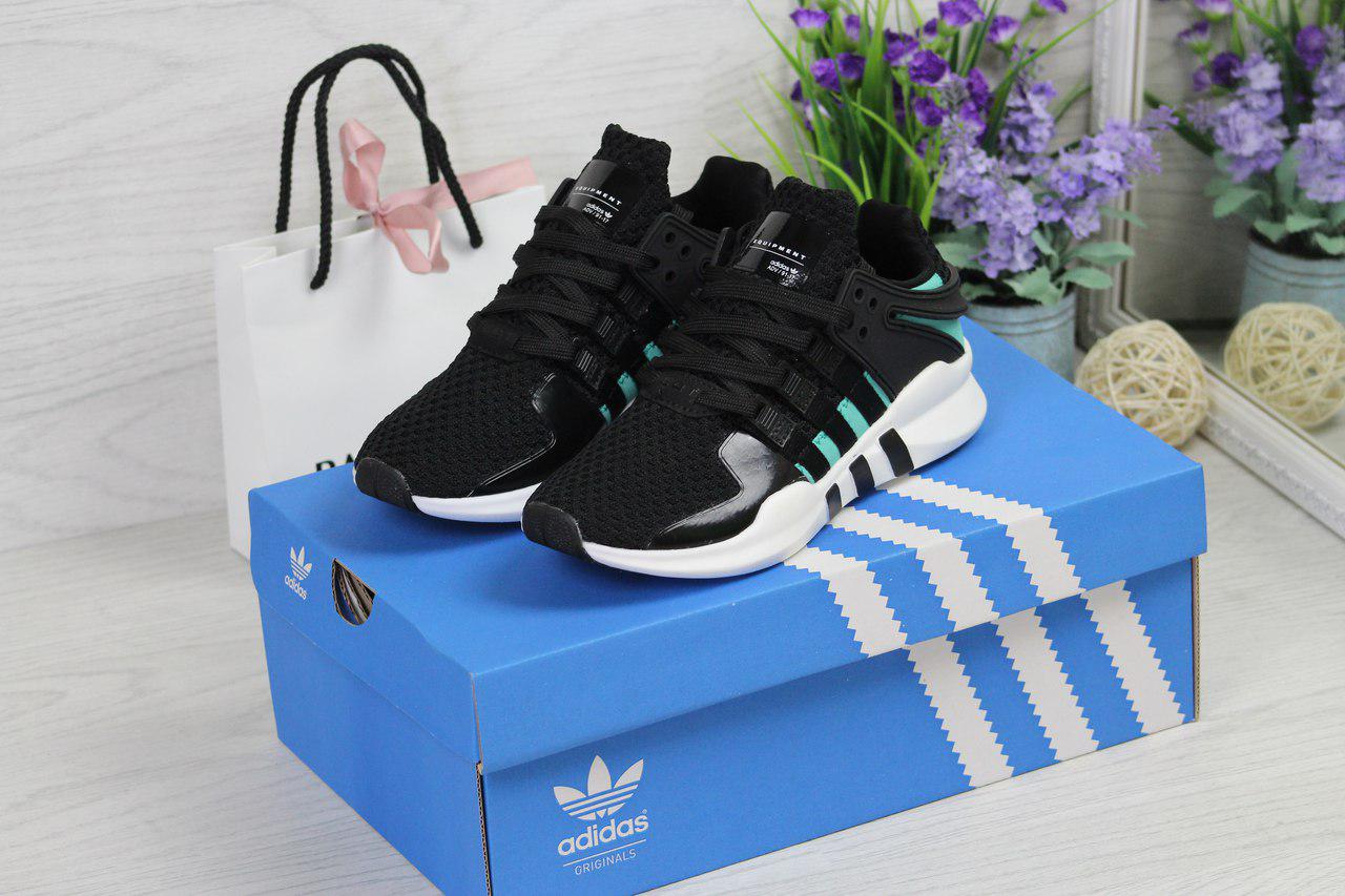 

Кроссовки Adidas Equipment adv 91-17, черно-белые,сетка 37р, Черно-белый