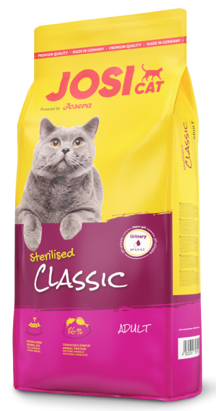 

Корм для котов JosiCat Sterilised Classic 10 кг