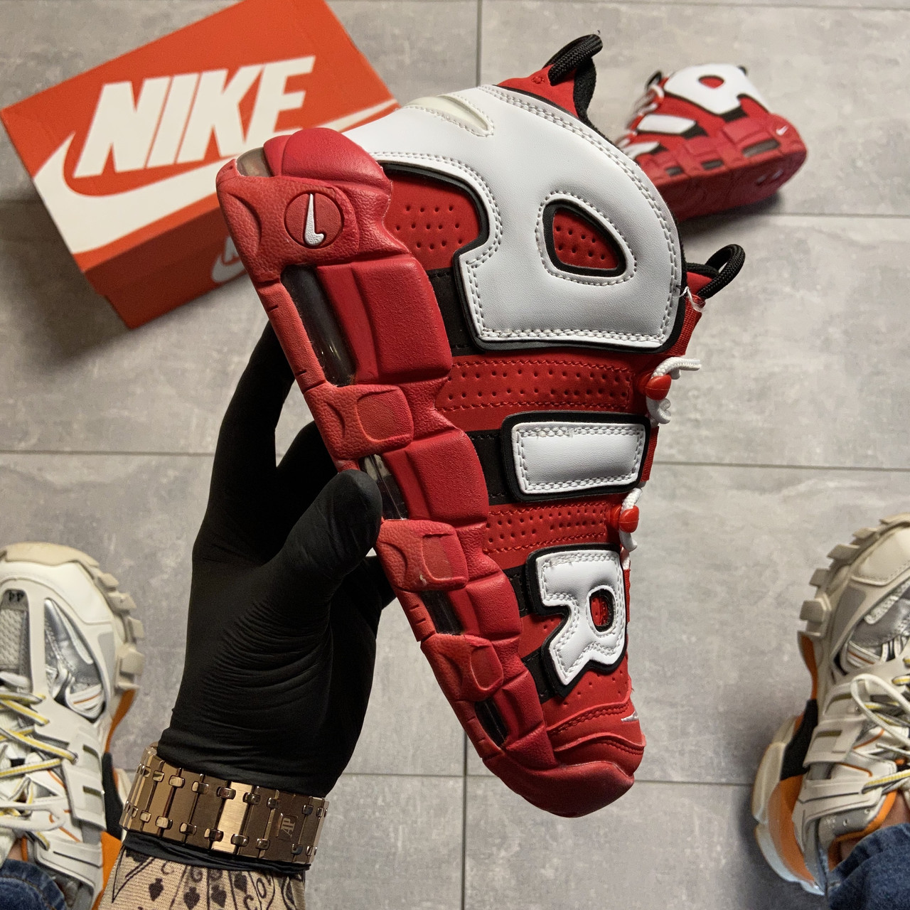 

Nike Air More Uptempo Red Blood (Красный)