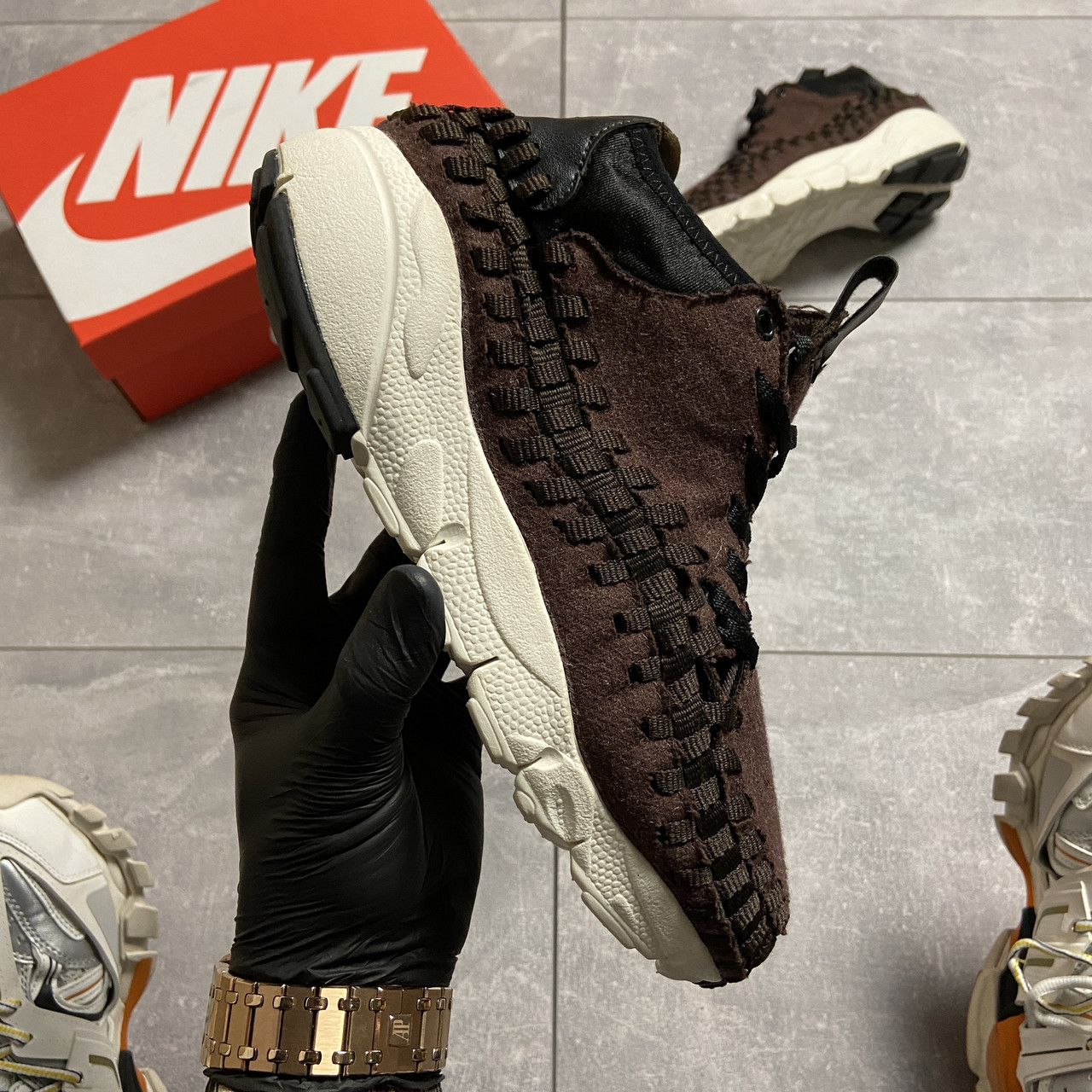 

Nike Footscape Woven Suede Brown (Коричневый)