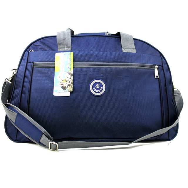 Вместительная дорожная сумка на одно отделение со съемным ремнем два цвета Размеры: 60х35х23
