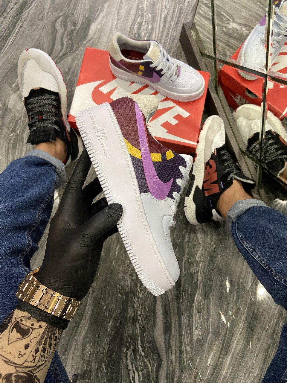 

Nike Air Force 1 Low White Violet (Белый)