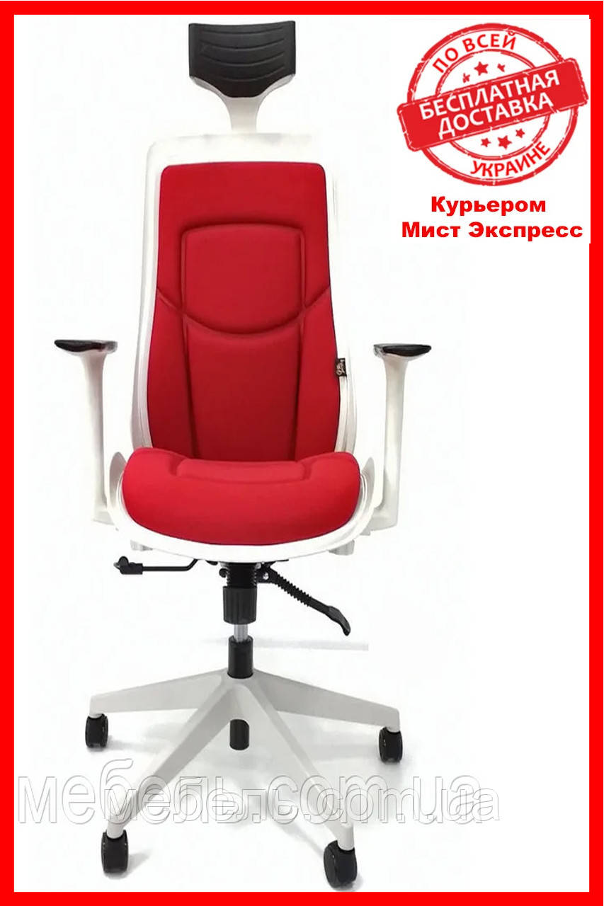 Компьютерное детское кресло Barsky BFB-04 Freelance White/Red, белый /