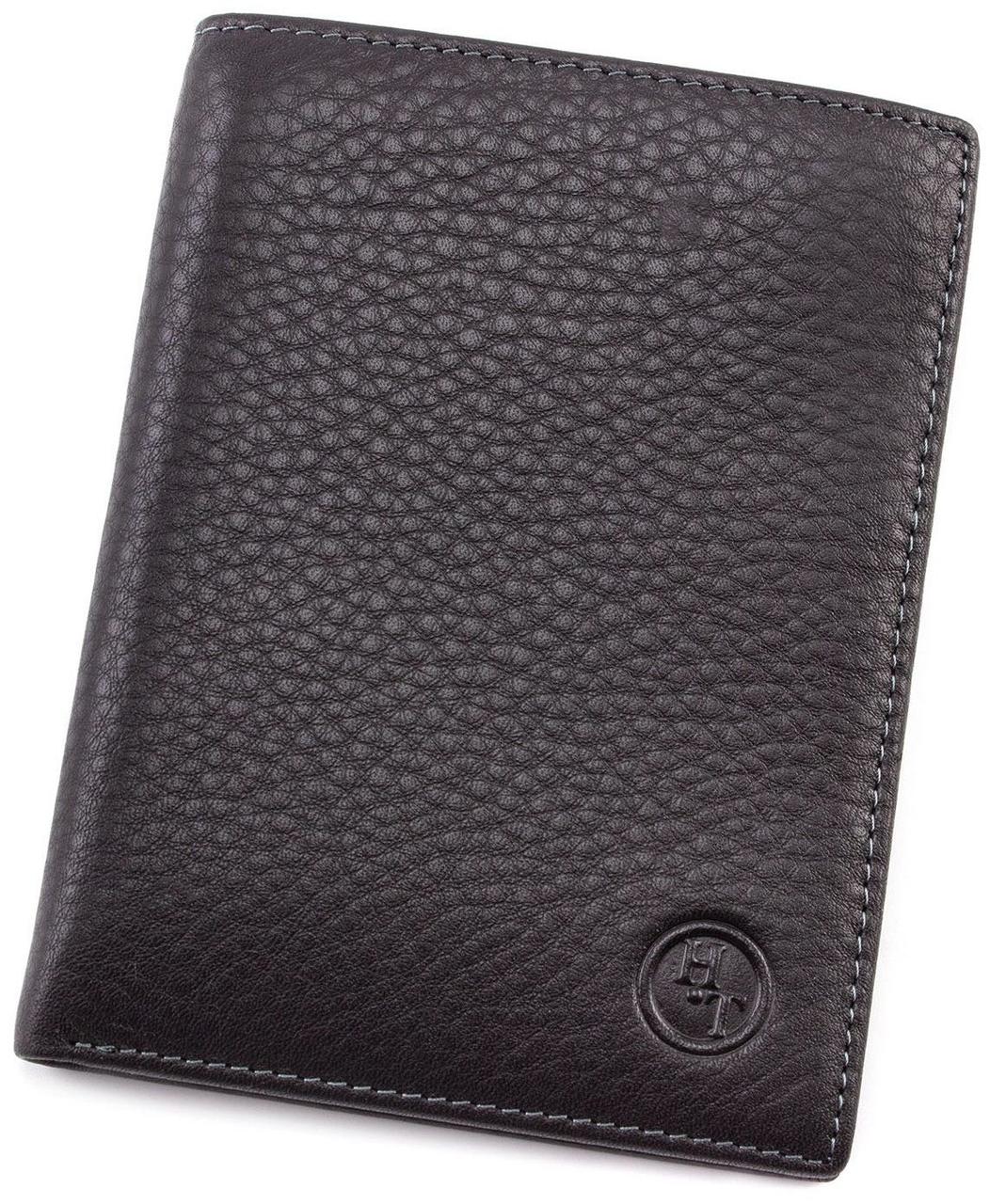 

Мужской тонкий кошелек без монетницы H.T Leather (16749)