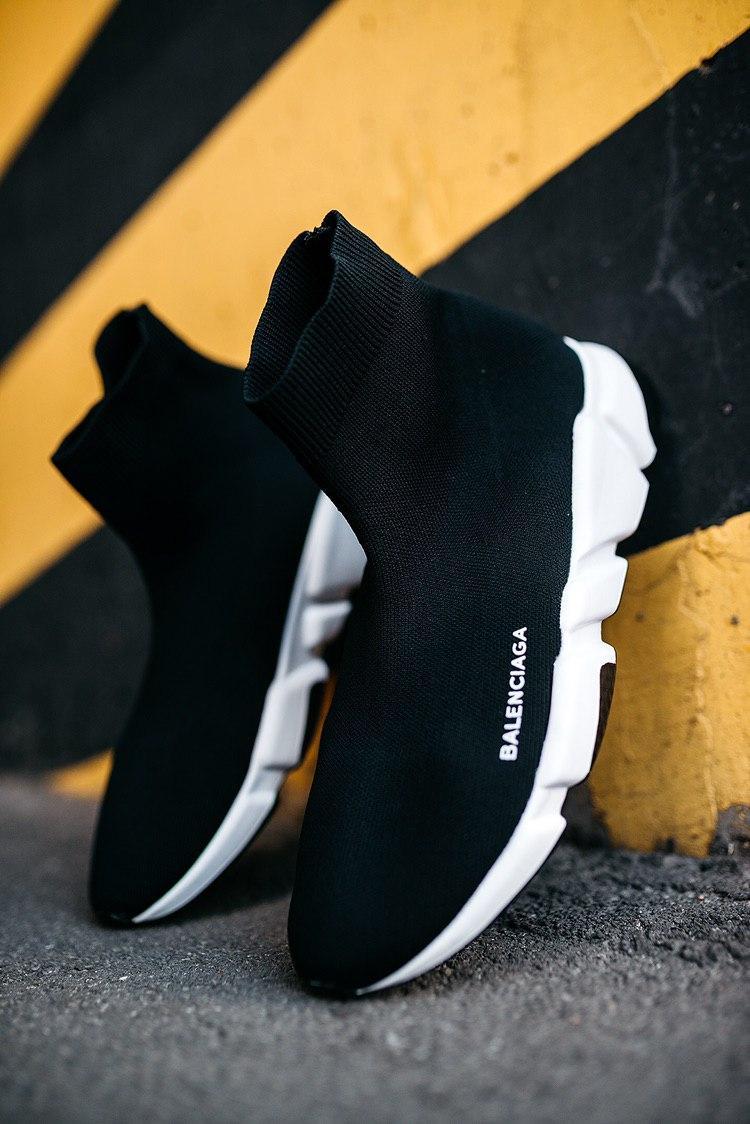 

Черные женские Кроссовки Balenciaga Speed Trainers 39, Черный