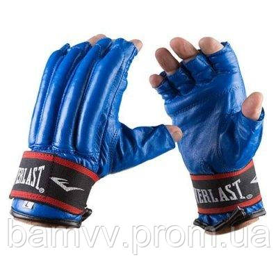 

Перчатки шингарты синие кожаные Everlast р. SKL11-281446, Синий