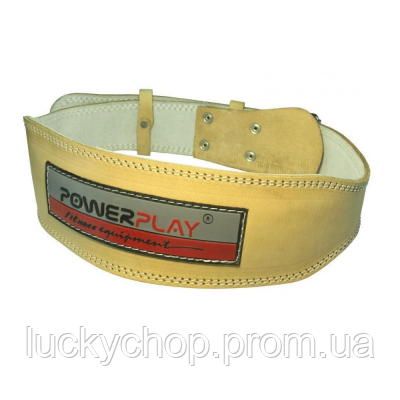 

Пояс для важкої атлетики PowerPlay 5084 Світло коричневий XL SKL24-143944