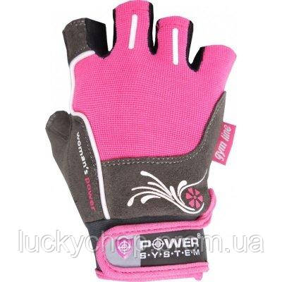 

Перчатки для фитнеса и тяжелой атлетики Power System Womans Power PS-2570 Pink XS SKL24-145678