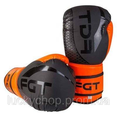 

Боксерские перчатки World Sport черно-оранжевые 12oz Fgt Flex 2588 SKL11-281291, Оранжевый