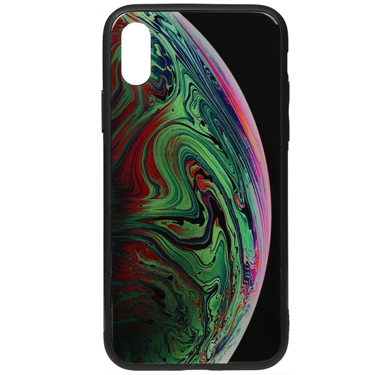 

Чехол-накладка TPU+Glass Space Case для IPhone X / Xs #1 Green