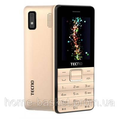 

Мобильный телефон TECNO T372 TripleSIM Champagne Gold (4895180746840), Шампань