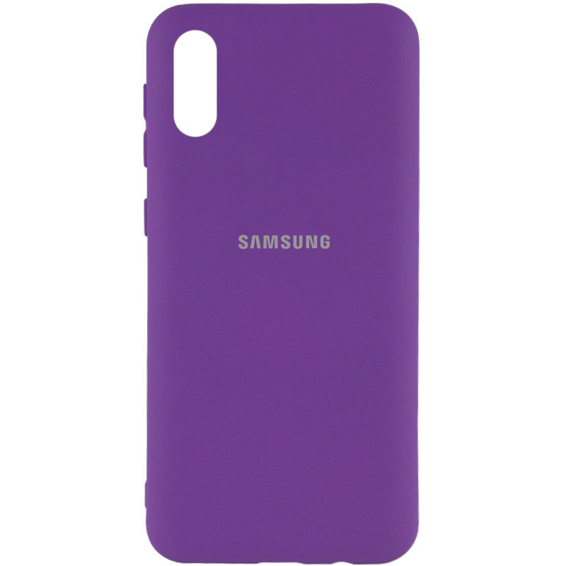 

Чехол Silicone Cover My Color Full Protective для Samsung Galaxy A02 Фиолетовый / Purple