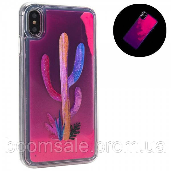 

Чехол TTech Neon Sand Print Series для iPhone X/Xs Design 5 Green (BS-000065521), Зелёный