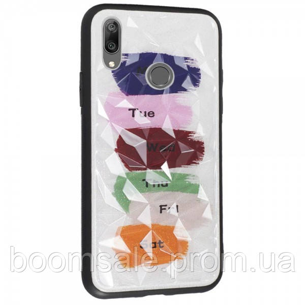 

Чехол TTech Romb Glass Print Case для Huawei Y7 2019 Design 6 (BS-000065372), С рисунком