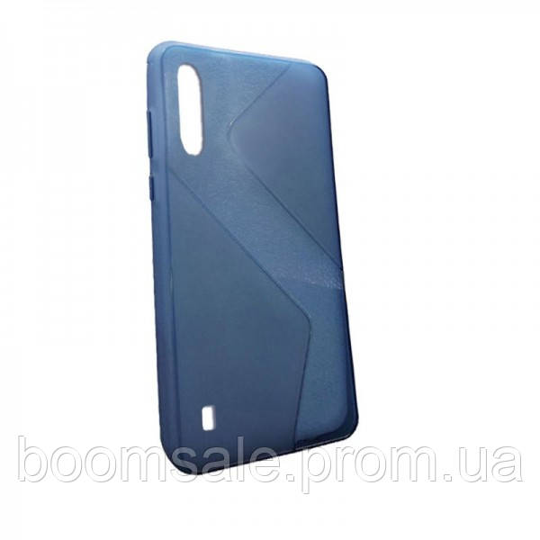 

Чехол для Samsung A01 2020 (A015) TTech Wave Series синий