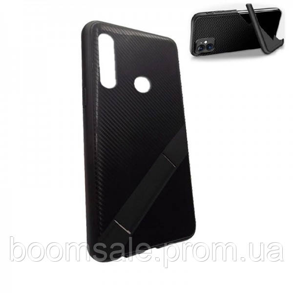 

Чехол для Samsung A10s 2019 (A107) TTech Silicone Stand Series black, Черный