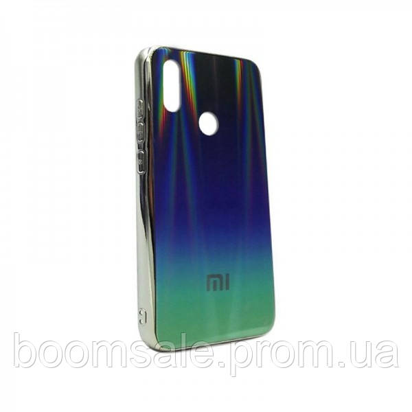 

Чехол для Xiaomi Redmi 7 TTech Glass Gradient Series 2 dark blue/green, Синий