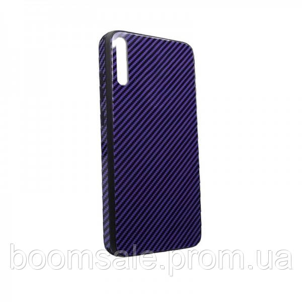 

Чехол для Samsung A70 2019 (A705) TTech Glass Carbon Full Series violet, Фиолетовый