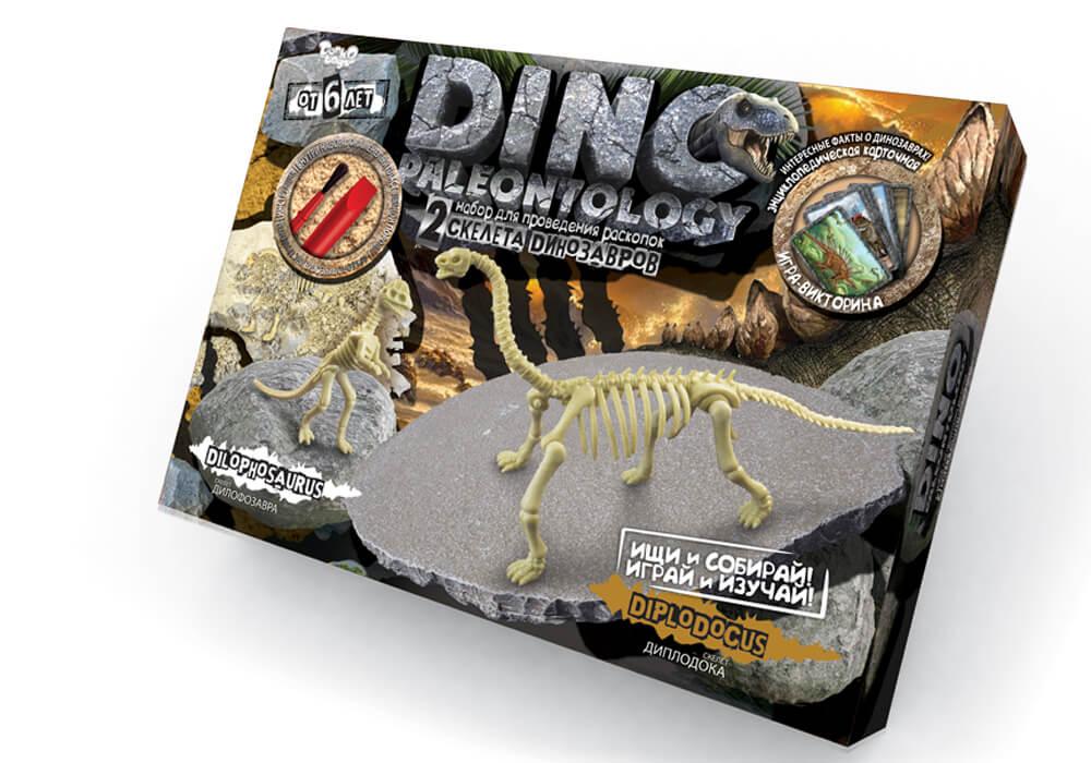 

Dino paleontology Danko Toys Набор для проведения раскопок динозавров Палеонтология