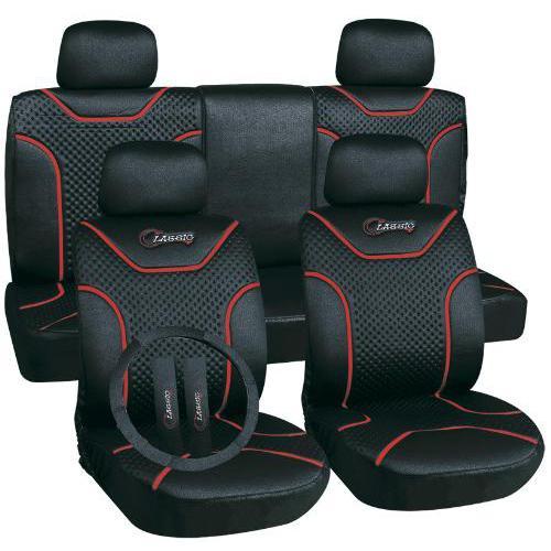Чехлы автомобильные MILEX Classic на передние и задние сидения с подголовниками + оплетка для Infiniti черные
