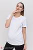 Базовая трикотажная футболка для беременных и кормящих ТМ Юла Мама MEGAN NR-21.014 черный, фото 4