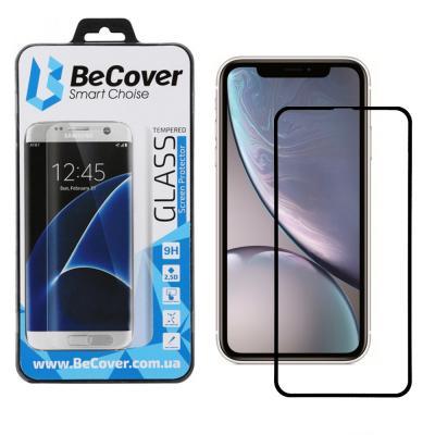 

Стекло защитное BeCover Apple iPhone XR Black (702621)