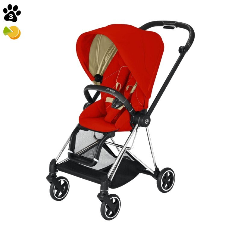 

Прогулочная коляска Cybex Mios Autumn Gold шасси Chrome Black
