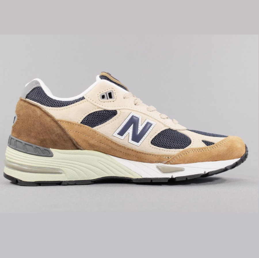 

Оригинальные мужские кроссовки New Balance 991 Made in UK (M991SBN), Коричневый