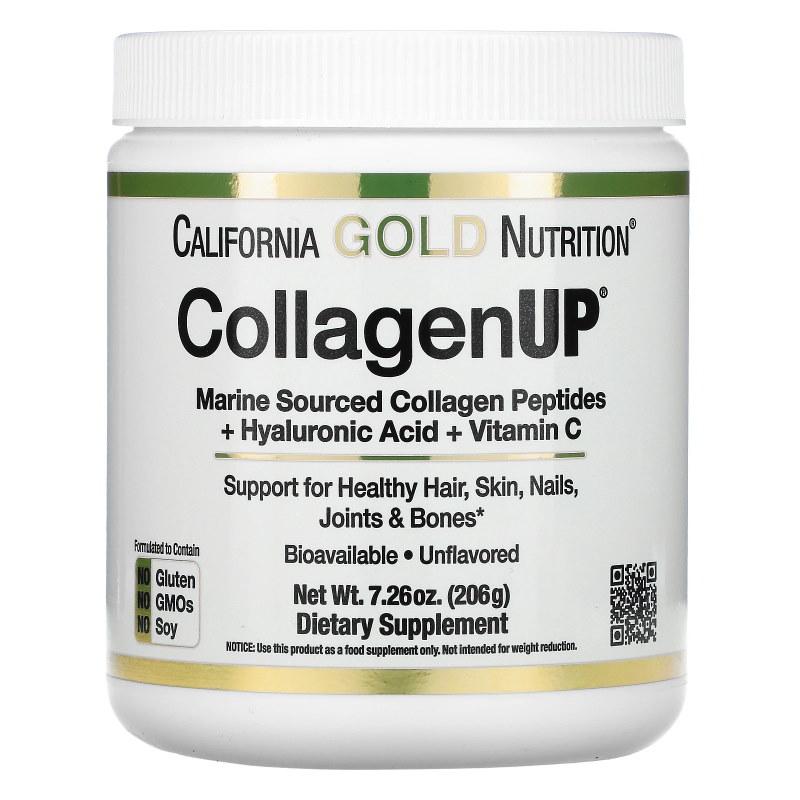 

Для суставов и связок California Gold Nutrition CollagenUP, 206 грамм