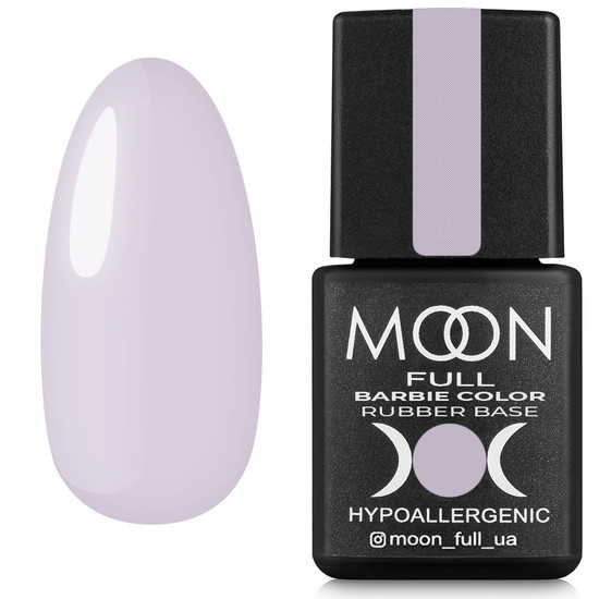 Moon Full Базовое покрытие цветное для гель-лака Barbie №08 (лиловый винтажный, эмаль), 8 мл